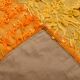 5x7 Yellow & Orange Moroccan Wool Kilim Rug, 146x210Cm