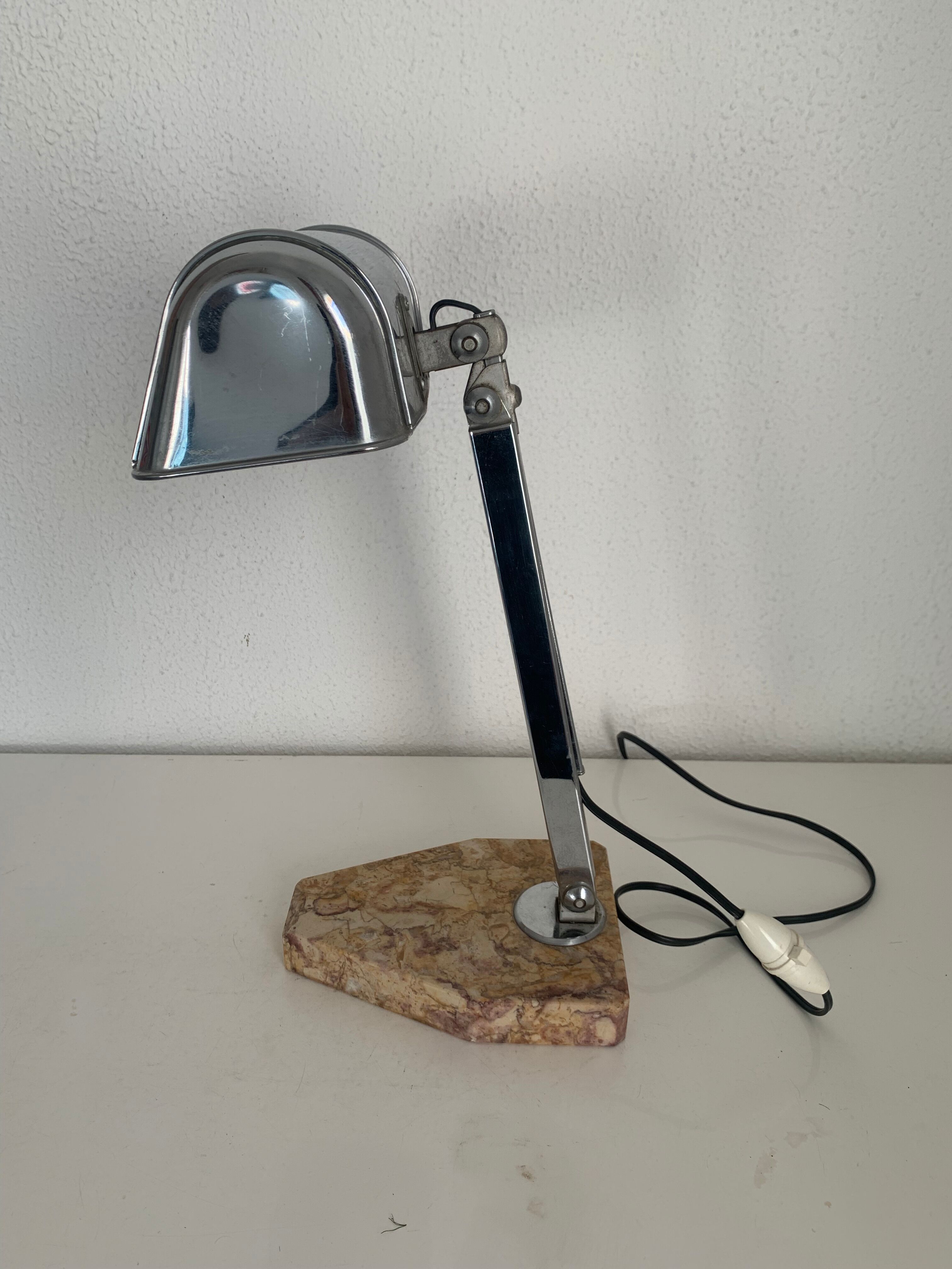 Lampe Fare en marbre, France 1930