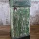 Chiffonnier ancien en bois patiné vert