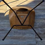 Set of 4 barrel chairs, Steiner , designed by Pierre Guariche