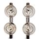 Pair of Space Age 70s double wall lights