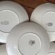 5 vintage Gien dessert plates, model 4607