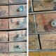 Small craft furniture, 60 drawers, circa 1950