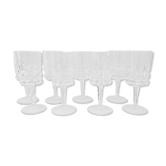 7 crystal glasses 70's