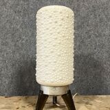 Bubble lamp in white plastic, plexiglass and aluminum from the 70s