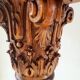 Colonne / piédestal en bois de style antique