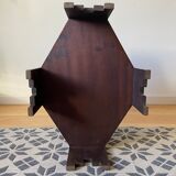 Art deco mahogany side table