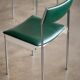 Minimalist set of four Dutch mid-century dining chairs, c. 1960.