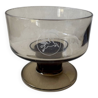 Vintage Mobil champagne glass