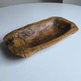 Solid olive wood empty pocket 1960