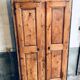 Wood and zinc cabinet