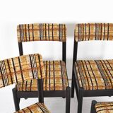 Vintage 60s Baumann 88 chairs upholstered.
