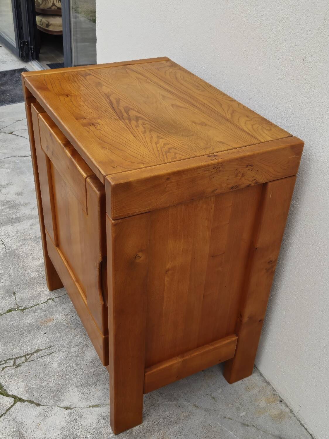 Maison Regain jam cupboard in vintage elm