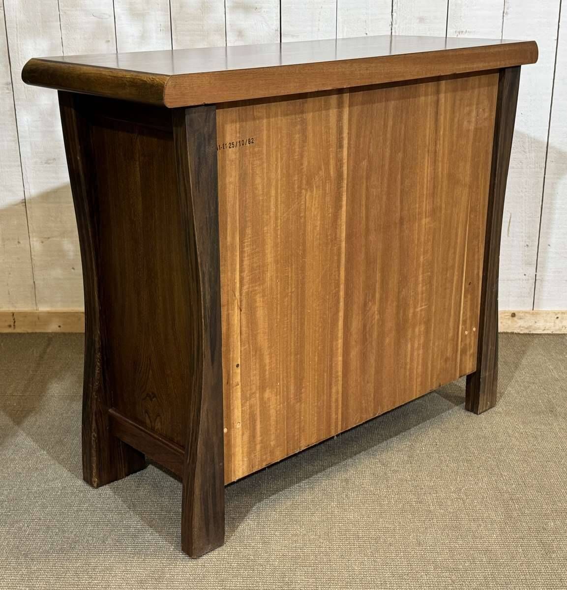 Bar en orme des années 1970 du fabricant Aranjou