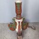 Esapgne ep 1900 ground carved wood lamppost