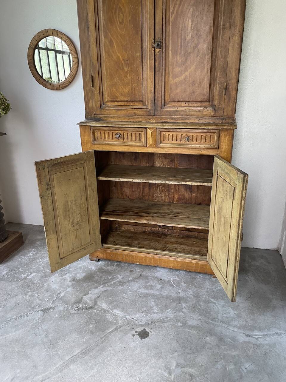 Two-body grocery cabinet, 1900