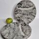 Set of 4 large Villeroy & Boch marble effect plates – 27 cm