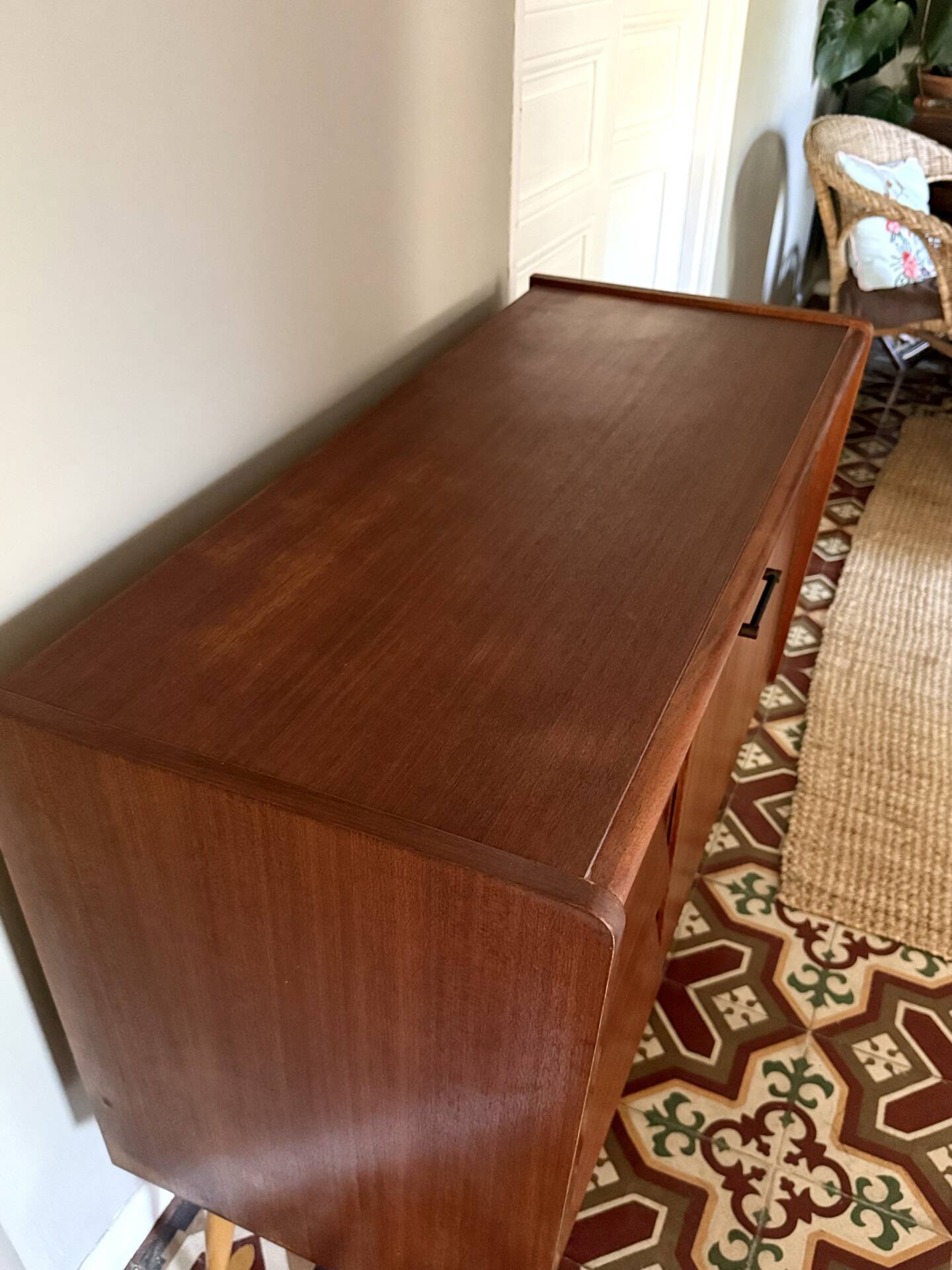 Scandinavian sideboard & functional Bernina machine