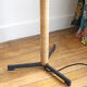 Vintage rattan lamppost
