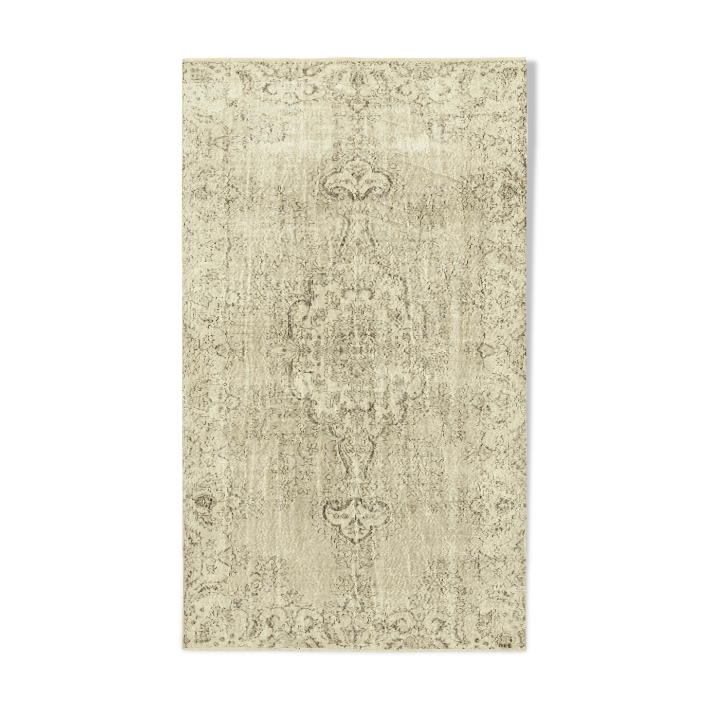 Handwoven Decorative Anatolian Beige Carpet 150 cm x 267 cm - 38894