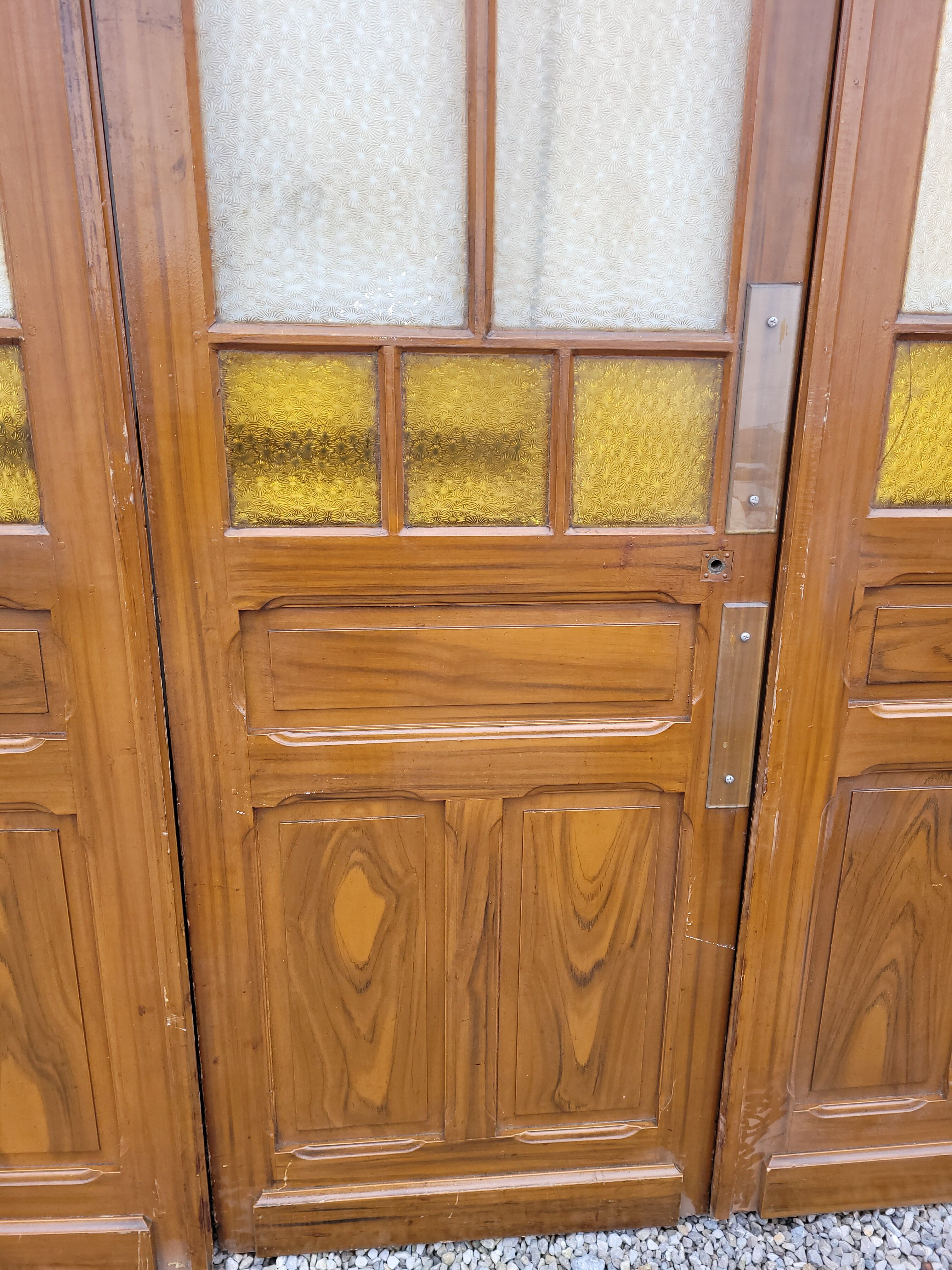 3 old separation doors