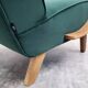 1930 Jindrich Halabala Bentwood Armchair in Emerald Green Velvet