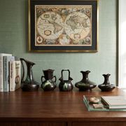 Large collection of 5 modernist glazed Belgian ceramics – Thulin / AIRAIN – Art Deco – 1930s-50s
