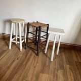 Set of 3 mismatched high stools