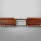Mid-century coatrack by De Coene in bent plywood, Belgium 1960
