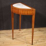 Console demi-lune de style Louis XVI italien du XXe siècle