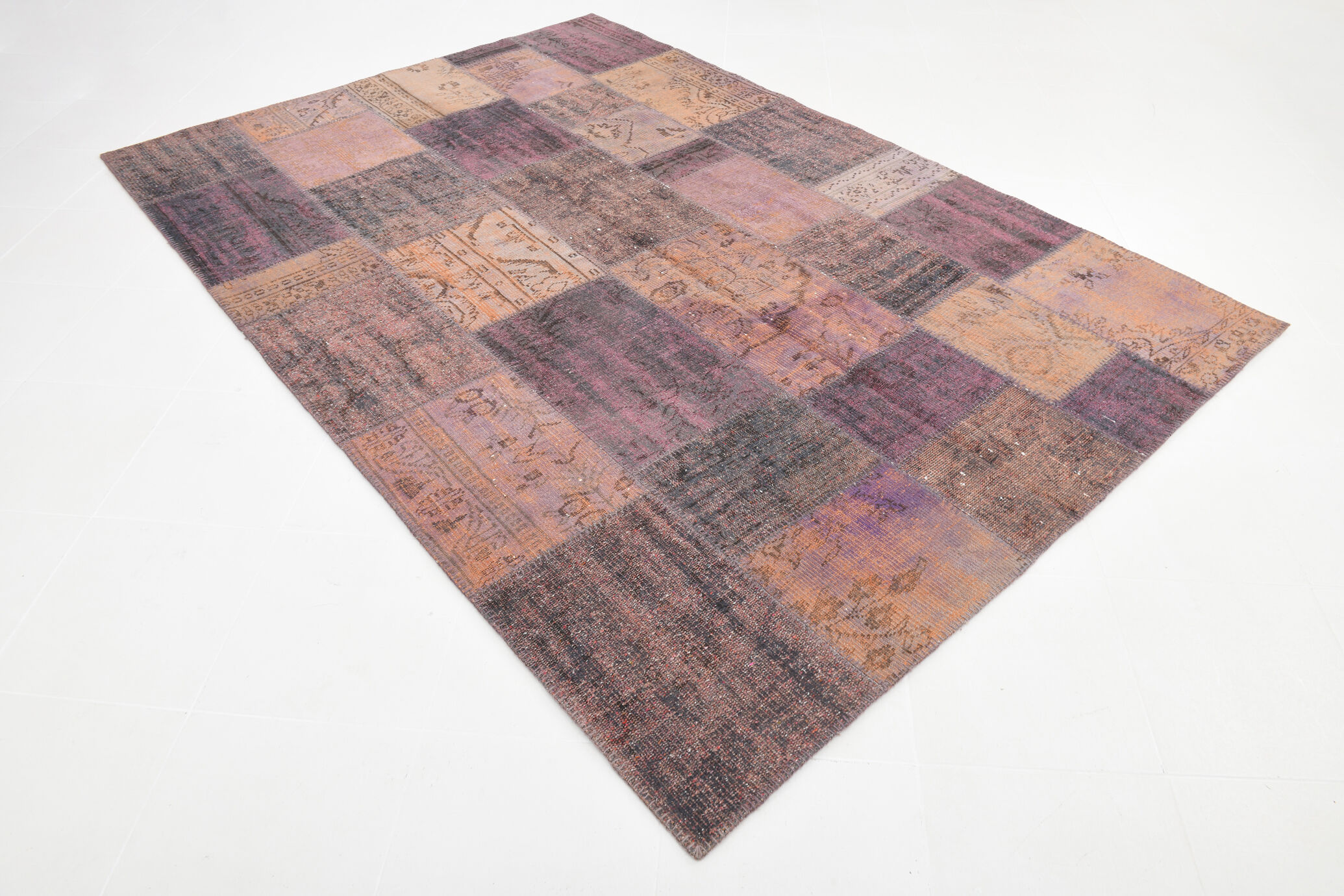 7x10 copper tones oversize farmhouse rug 303x208cm