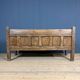 Grand banc en bois antique espagnol du 19ème siècle