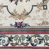 Persian rug in virgin wool, red beige velvet, 200x170 Saint Maclou