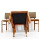 1930s Set of Four Restored Art Deco Dininng Chairs, Czechoslovakia