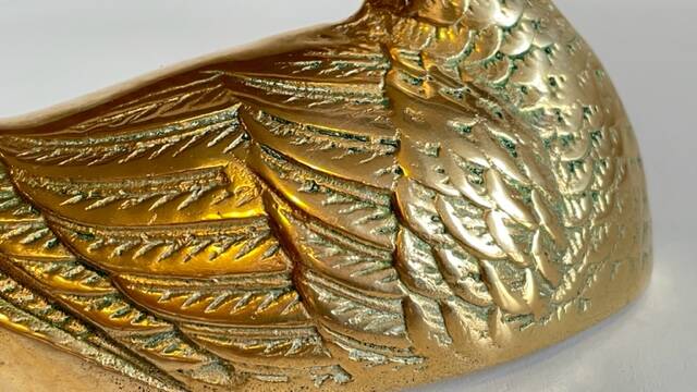 Canard en laiton vintage