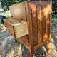 Commode en pin pierre gautier delaye modèle week-end design vintage 50