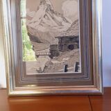 Art Deco Ink Drawing 1930 Framed