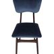 Mid-Century Butterfly Chair in navy grey fabric and walnut wood, Europe, 1960.