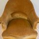 Fauteuil crapaud jaune