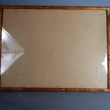 Baguette frame and glass St Louis XVI