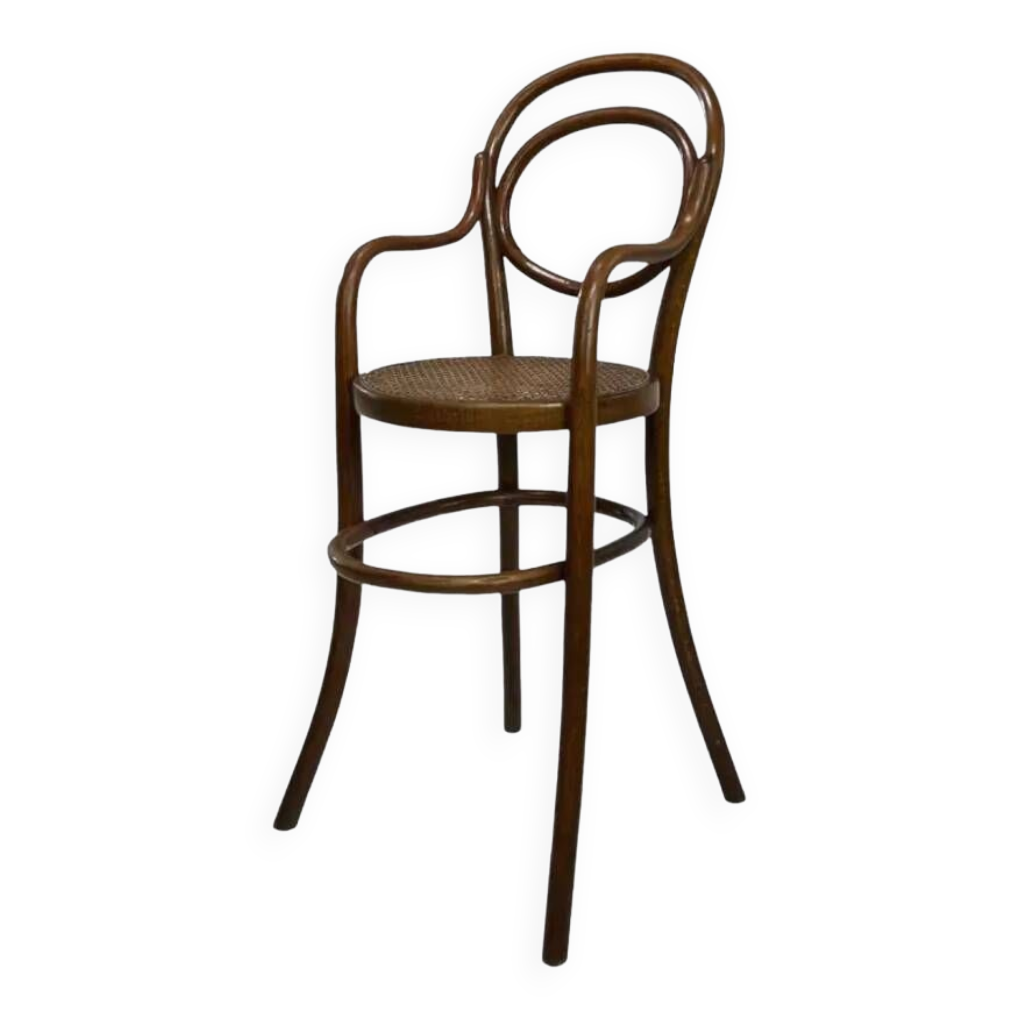 Children's high chair by Thonet model 1230 beginning of the century