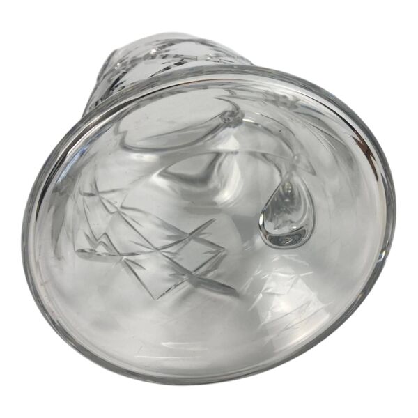 Baccarat ancien pichet broc à eau en cristal taillé biseaux