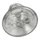 Antique Baccarat water jug in cut crystal with bevels.