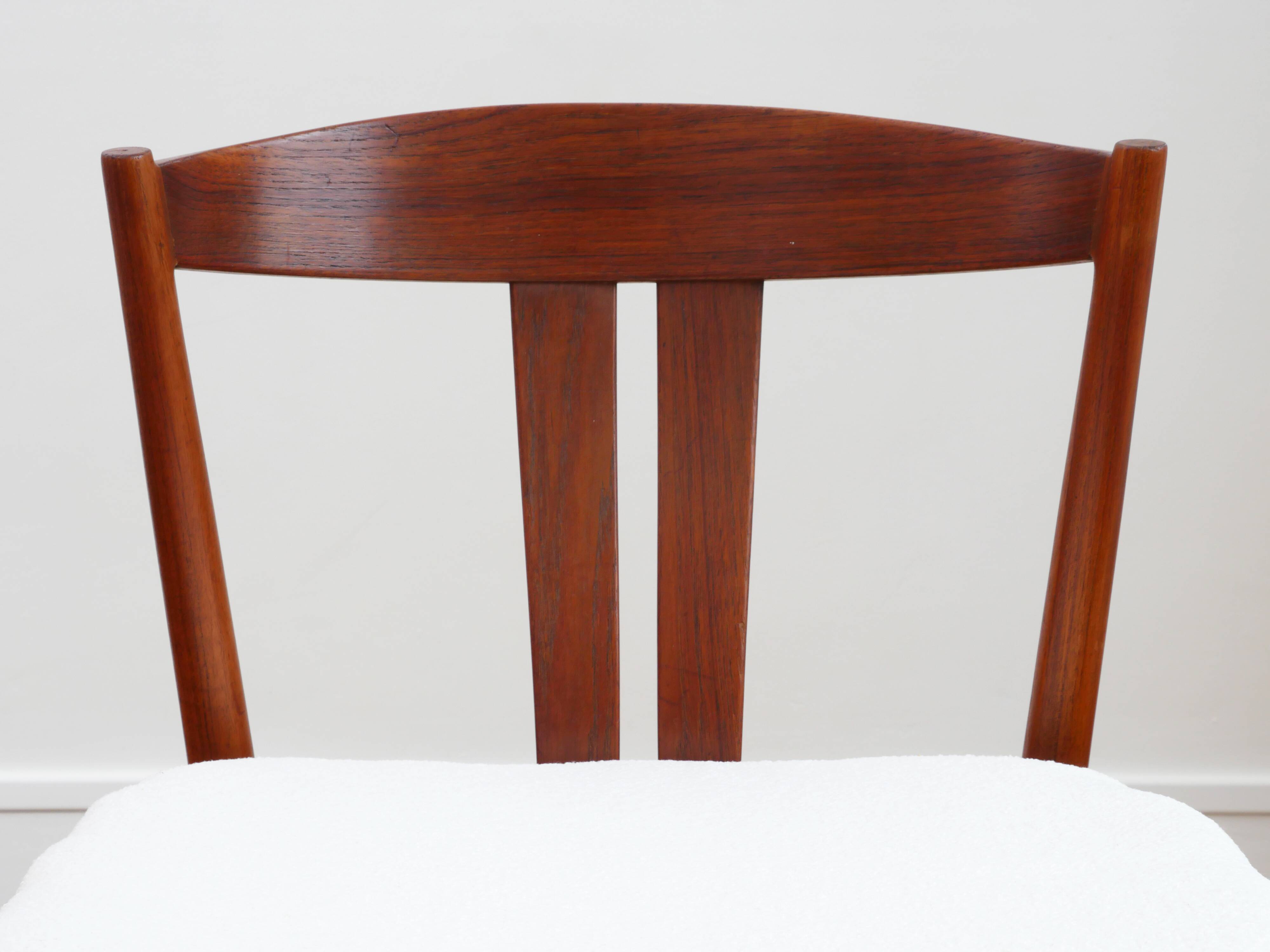 Teak chair – Carl Ewent Ekstrom – Restored