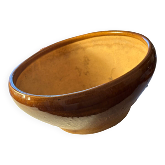 Large old 19th century bowl in Gré - Origin Alsace