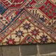 Tapis d'orient kazak caucasien bleu 230x187cm