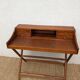 Bureau style colonial en teck massif