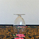 Vintage chiseled crystal liquor service 40s