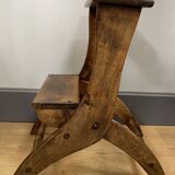 Small folding step stool from the 19th century