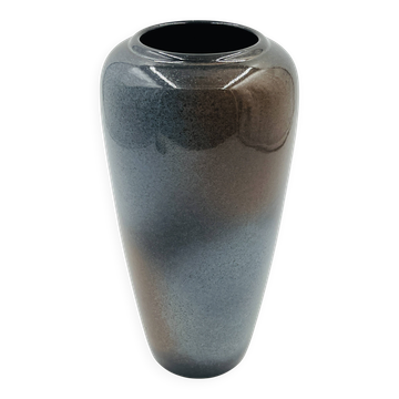 Gradient grey-blue modernist vase
